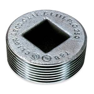 T&B® PLG4-TB Explosionproof Dust-Ignition Proof Recessed Plug With Flush Head, 1-1/4 in, For Use With Rigid/IMC Conduits, Iron, Zinc Plated
