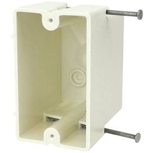 18 Cu Inch, Allied Moulded Products Inc. 1096-N fiberglassBOX™ Switch Box, 1-Gang