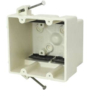 32.5 Cu Inch, Allied Moulded Products Inc. 2300-NK fiberglassBOX™ Switch Box, 2-Gang