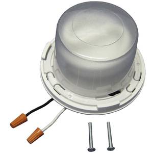 5-1/16" x 3-1/32", 13 W, Allied Moulded Products Inc. LH-CFL1 Compact Fluorescent Light Fixture, 1-Lamp, White