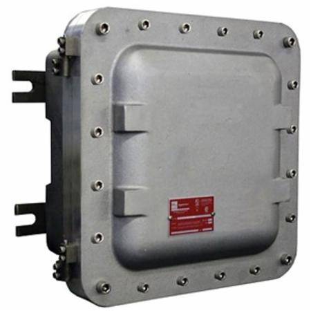 28.75 x 11.13 x 16.75, Emerson Electric Co. AJBEW122408 Junction Box, Class I, Division 1 and 2, Groups B, C, D, Class I, Zone 1 and 2, Groups IIA, IIB, +H 2, Class II, Division 1 and 2, Groups E, F, G, Class III, NEMA 4X, , , 4" Hub