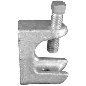 Appleton® BH-500 Beam Clamp, 1/4-20 Rod, 0.94 in Flange, 335 lb Load, Malleable Iron, Hot Dipped Galvanized