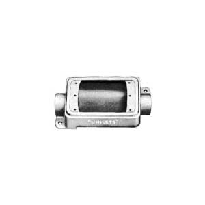 3/4" Hub, 1-Gang, Emerson Electric Co. FDC-1-75L Unilet® Cast Device Box, Deep