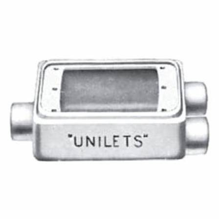 1" Hub, 1-Gang, Emerson Electric Co. FDCC-1-100 Unilet® Cast Device Box, Deep