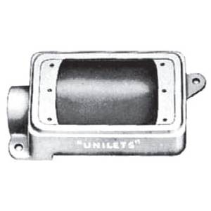 1" Hub, 1-Gang, Emerson Electric Co. FD-1-100 Unilets® Cast Device Box, Deep