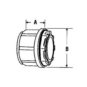 4" Emerson Electric Co. HUB-400 Rigid/IMC Hub