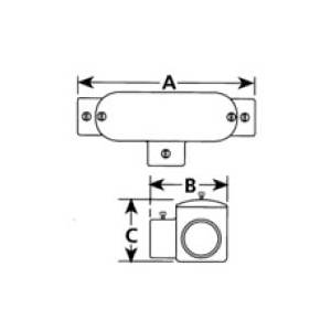 3/4" Emerson Electric Co. TC-75DCGSST NEER® Conduit Body