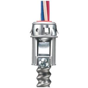 3/8" Arlington Industries Inc. 4010AST SNAP²IT® Armored Cable/Flexible Conduit Connector