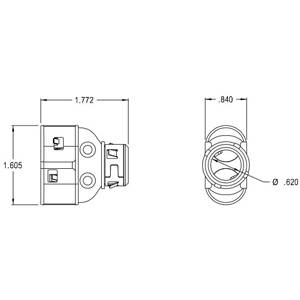 3/8" Arlington Industries Inc. 4040AST SNAP²IT® Armored Cable/Flexible Conduit Connector