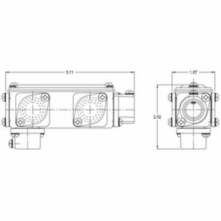 1/2" Arlington Industries Inc. 930 AnyBODY™ Conduit Body