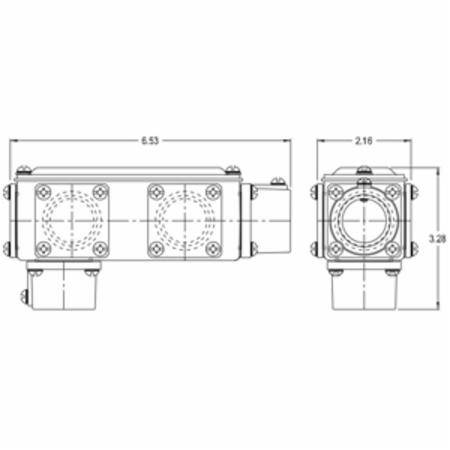Crouse-Hinds 932 Threaded Insulating Bushing, 3/4 in Trade, Plastic