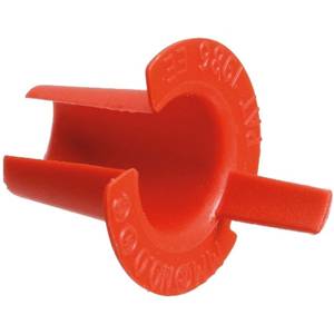 3/8", Arlington Industries Inc. AS1 Armored Cable/Flexible Conduit Bushing, Red