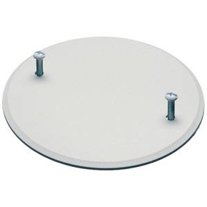 4" Dia, Raised, Arlington Industries Inc. CP40 Round Ceiling Box Cover