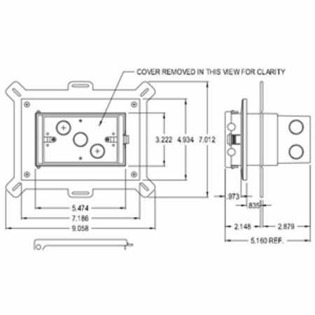 22 Cu Inch , Arlington Industries Inc. DBVS1W IN BOX™ Weatherproof Outlet Box, 1-Gang