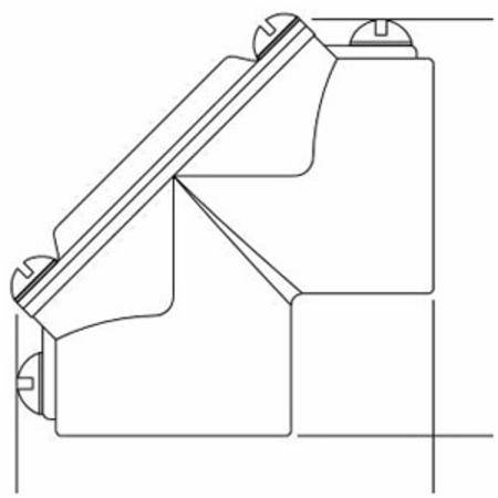 1/2" Arlington Industries Inc. HL5000 Rigid/EMT Pulling Elbow