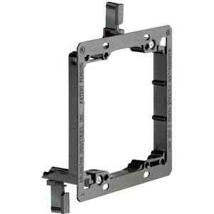 2-Gang,, Arlington Industries Inc. LV2 Low Voltage Mounting Bracket, Non-Metallic