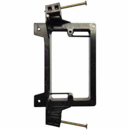 1-Gang,, Arlington Industries Inc. LVN1 Low Voltage Mounting Bracket, Black