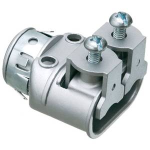 3/8" Arlington Industries Inc. SG3838AST Saddlegrip®, Snap-Tite® Armored Cable/Flexible Conduit Connector