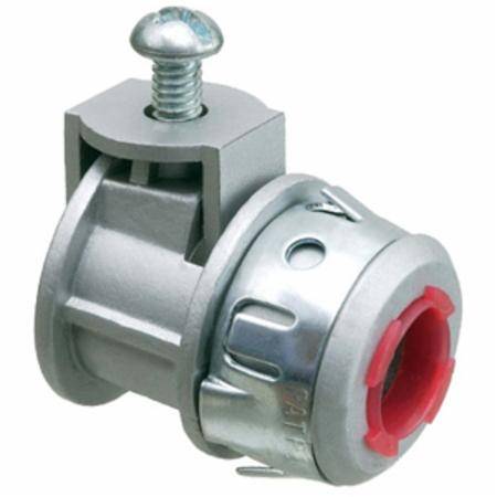 3/8" Arlington Industries Inc. SG38AST Saddlegrip®, Snap-Tite® Armored Cable/Flexible Conduit Connector