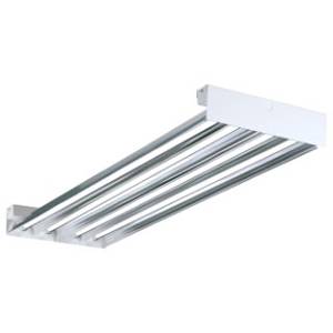120 to 277 V, 32W, Atlas Lighting Products IFH4632UE18 High Bay Light Fixture, 20 Gauge Steel, 6-Lamp