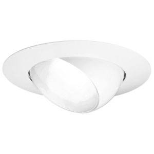 5", 75 W, PAR 30, Juno Lighting V2030-WH VuLite® Line Voltage Housing Eyeball Trim Round