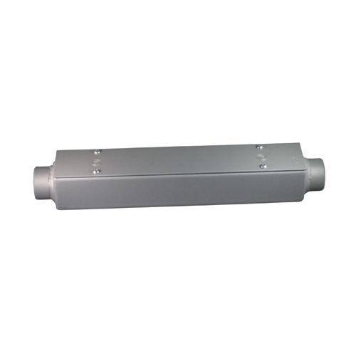 Appleton® 1213 Type PTC Straight Conduit Pull Box With Threaded Hubs and Cover, Steel, Triple Coated