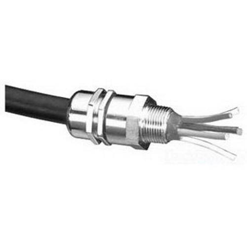 Appleton® 20PX0505 PXSS2K Flameproof Compound Barrier Cable Connector, 1/2 in Trade, 20 Cable Openings, Brass, Nickel Plated