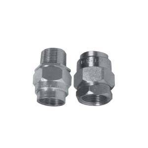 Appleton® ATX™ 500044 IIB Flameproof Union, 1/2 in NPT, Steel, Nickel Plated