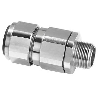 Appleton® 50PX2KX2004 Compound Barrier Constructional Feature Explosionproof Straight Cable Gland Connector, 50 Trade, 1.59 to 2.09 in Cable Openings, 316L Stainless Steel