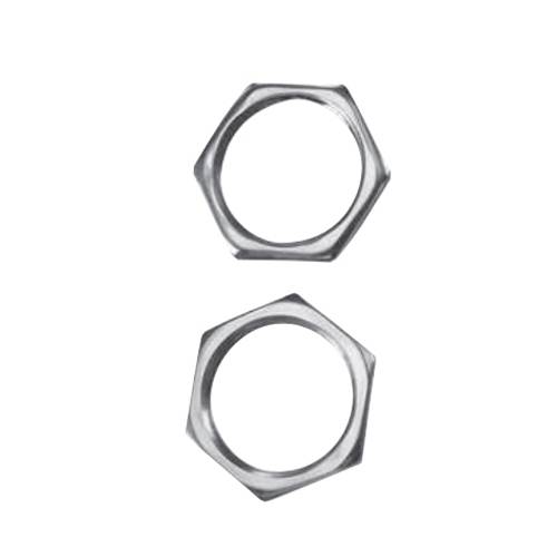 Appleton® 350NPTLN5 Locknut, 3-1/2 in NPT Thread, For Use With Cable Gland, Brass, Nickel Plated
