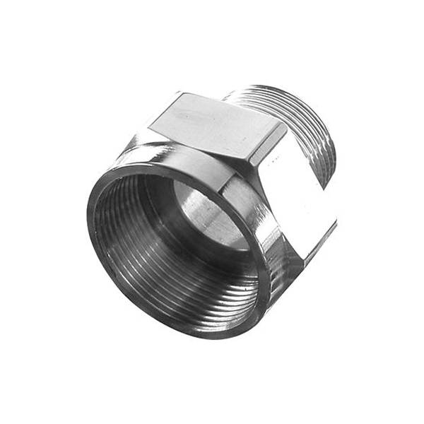 Appleton® 737DM10M85 Threaded Cable Gland Reducer, M75 Interior Thread, M100 Exterior Thread, -60 to 100 deg F Operating, Brass, Nickel Plated