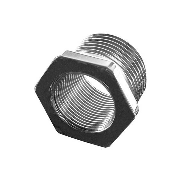 Appleton® 737DM10M85 Threaded Cable Gland Reducer, M75 Interior Thread, M100 Exterior Thread, -60 to 100 deg F Operating, Brass, Nickel Plated