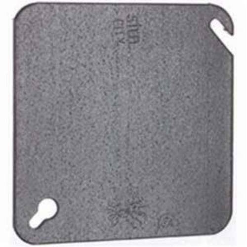Appleton® ETP™ 8465 Flat Outlet Box Cover, 4 in L x 4 in W, Blank Cover, Steel