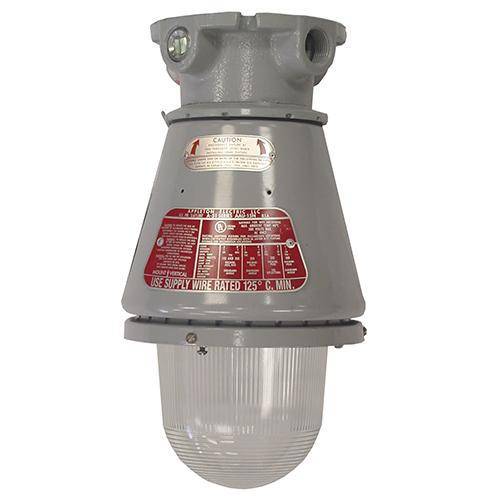 Appleton® UNILETS™ AC20100 A-51™ Factory Sealed Explosionproof Incandescent Luminaire, PS-30 Incandescent Lamp, Epoxy Clad Powder Coated Housing