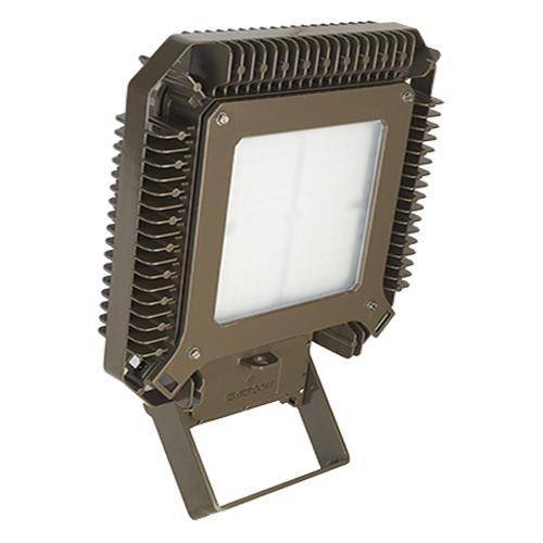 Appleton® Areamaster™ II AMLHL1CF6BUF Enclosed Fused Gasketed Floodlight Fixture, LED Lamp, 180 W Fixture, 120/277 VAC, 170/300 VDC, Architectural Bronze Polyester Coated Housing