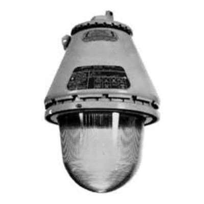 Appleton® UNILETS™ AP15100 A-51™ Factory Sealed Explosionproof Incandescent Luminaire, A23 Incandescent Lamp, Epoxy Clad Powder Coated Housing