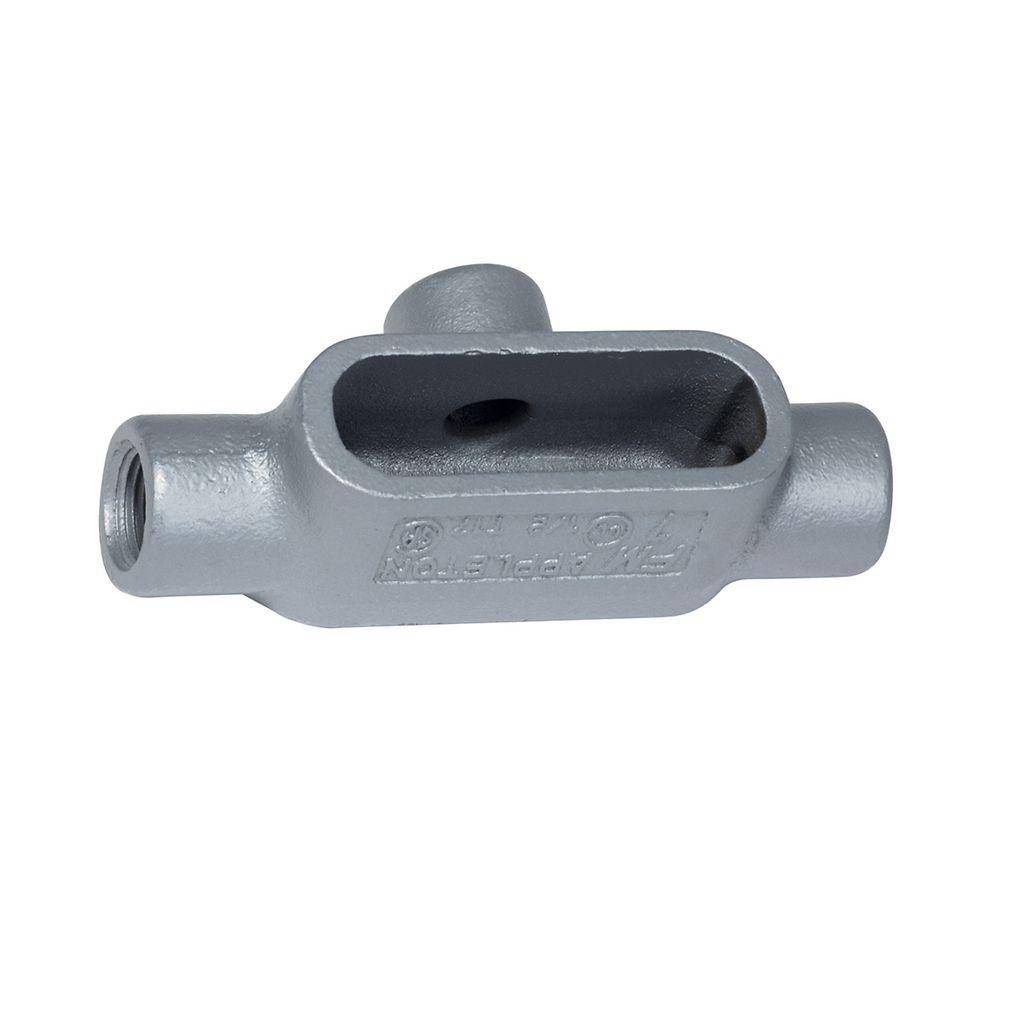 Appleton® APPX17 Type X Conduit Body, 1/2 in Hub, Form 7 Form, Grayloy Iron