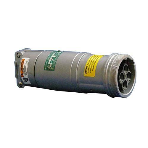 Appleton® Powertite® ARC1044CDP4RS ARC 3-Phase Grounding Style 1 Weatherproof Special Polarization Pin and Sleeve Connector Body With Reverse Service, 600/250 VAC/VDC, 100 A, 4 Poles, 4 Wires