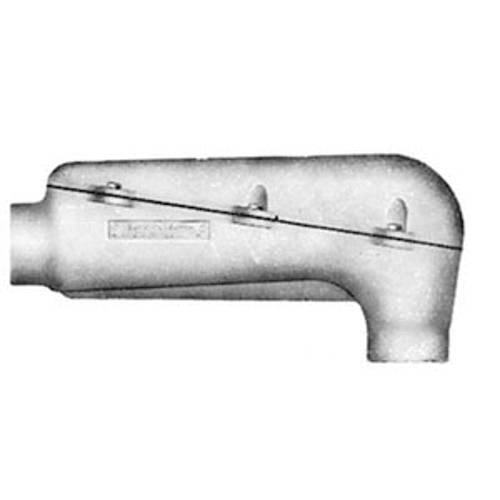 Appleton® Mogul UNILETS™ BLB350-A NEC 6x Type LB Conduit Outlet Body With Cover and Gasket, 3-1/2 in Hub, 500 cu-in, Aluminum, Epoxy Powder Coated