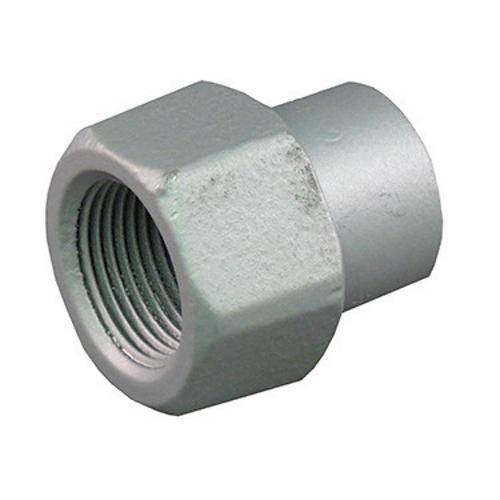 Appleton® UNILETS® BR15075A Dust-Ignitionproof Explosionproof Threaded Bell Reducer Coupling, 1-1/2 to 3/4 in, For Use With IMC/Threaded Rigid Metallic Conduit, Aluminum, Epoxy Powder Coated