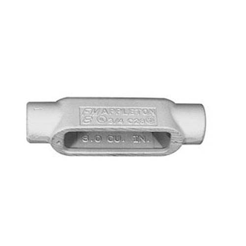 Appleton® UNILETS™ C448 Type-C Conduit Outlet Body, 1-1/4 in Hub, Form 8 Form, 24 cu-in Capacity, Grayloy Iron, Triple Coated