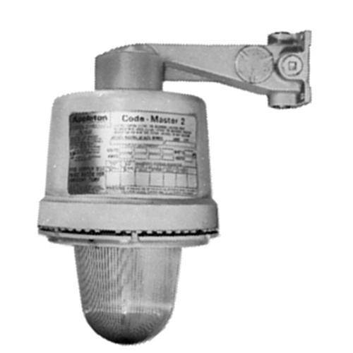 Appleton® Code Master™ 2 CFBS5275G12L Emergency Factory Sealed Explosionproof Fluorescent Luminaire With Globe and Guard, PL-T CFL Lamp, 120 VAC, Epoxy Powder Coated Housing