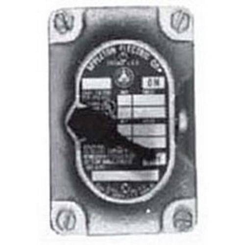Appleton® EFK-F34W-Q EFKF Explosionproof Switch Front Cover, For Use With 120 to 277 VAC, 20 A, 3-Way EFS Non-Sealed Tumbler Switches, Malleable Iron