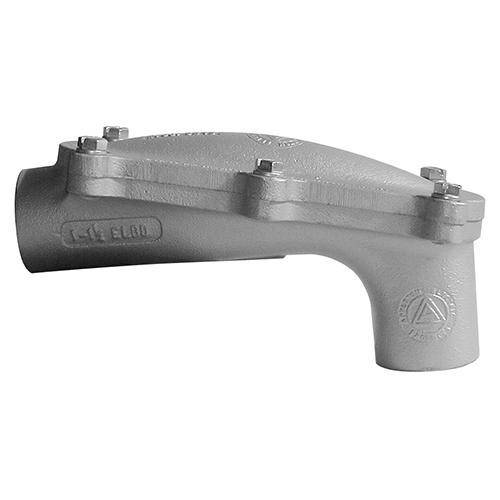 Appleton® UNILETS® ELBD100A Dust-Ignitionproof Explosionproof Pulling Raintight Conduit Elbow, 1 in Trade, 90 deg, Aluminum, Epoxy Powder Coated