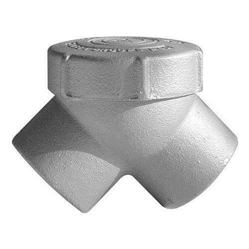 Appleton® UNILETS® ELBY100A Dust-Ignitionproof Explosionproof Capped Raintight Conduit Elbow, 1 in Trade, 90 deg, Aluminum, Epoxy Powder Coated