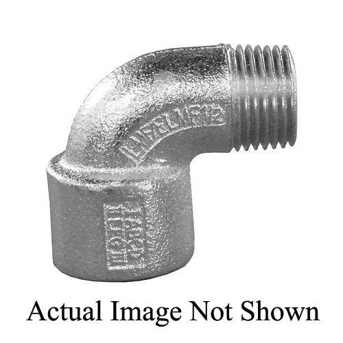 Appleton® UNILETS™ ELMFL90150A Male/Female Conduit Elbow, 1-1/2 in Trade, 90 deg, Aluminum, Epoxy Powder Coated