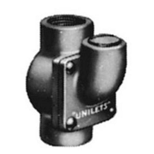 Appleton® Unilets™ ESUF-100 ESU Dust-Ignitionproof Explosionproof Conduit Sealing Fitting, 1 in, For Use With IMC/Threaded Rigid Metal Conduit, Malleable Iron, Tri-Coated