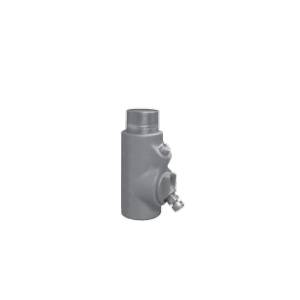 Appleton® UNILETS® EYD76 Dust-Ignitionproof Explosionproof Raintight Conduit Sealing Fitting With Removable Male Nipple, 2-1/2 in, For Use With IMC/Threaded Rigid Metallic Conduit, Grayloy-Iron, Triple Coated