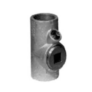 Appleton® UNILETS™ EYDEF125AL Drain Conduit Sealing Fitting, 1-1/4 in, For Use With Close Turning Radius Threaded Rigid Metal Conduit and IMC, Almag 35 Aluminum, Epoxy Powder Coated
