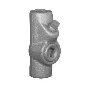 Appleton® UNILETS™ EYDEF50AL Drain Conduit Sealing Fitting, 1/2 in, For Use With Close Turning Radius Threaded Rigid Metal Conduit and IMC, Almag 35 Aluminum, Epoxy Powder Coated